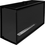 Built-in corner fireplace left 80x50x30 ethanol fireplace bioethanol wall fireplace decorative fireplace (copy)