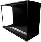 Built-in corner fireplace left 80x50x30 ethanol fireplace bioethanol wall fireplace decorative fireplace (copy)