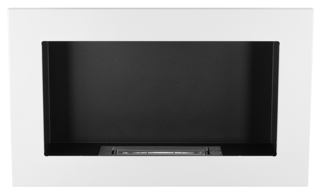 Campo24 - Gel- und Wand - Ethanol - Kamin, Weiß Hochglanz, 65cm