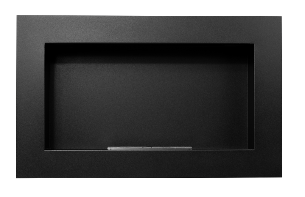 Campo24 - Gel- und Wand - Ethanol - Kamin + Aromatherapieschale, Schwarz 65 cm