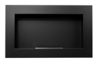 Campo24 - Gel and Wall Ethanol Fireplace + Aromatherapy Bowl, Black 65 cm