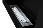 Campo24 - Gel and Wall Ethanol Fireplace + Aromatherapy Bowl, Black 65 cm