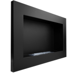 Campo24 - Gel and Wall Ethanol Fireplace + Aromatherapy Bowl, Black 65 cm