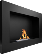 Campo24 - Gel and Wall Ethanol Fireplace + Aromatherapy Bowl, Black 65 cm