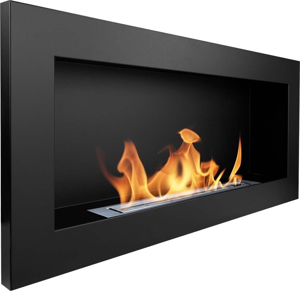 Campo24 - Gel- und Wand - Ethanol - Kamin, schwarz 90 cm