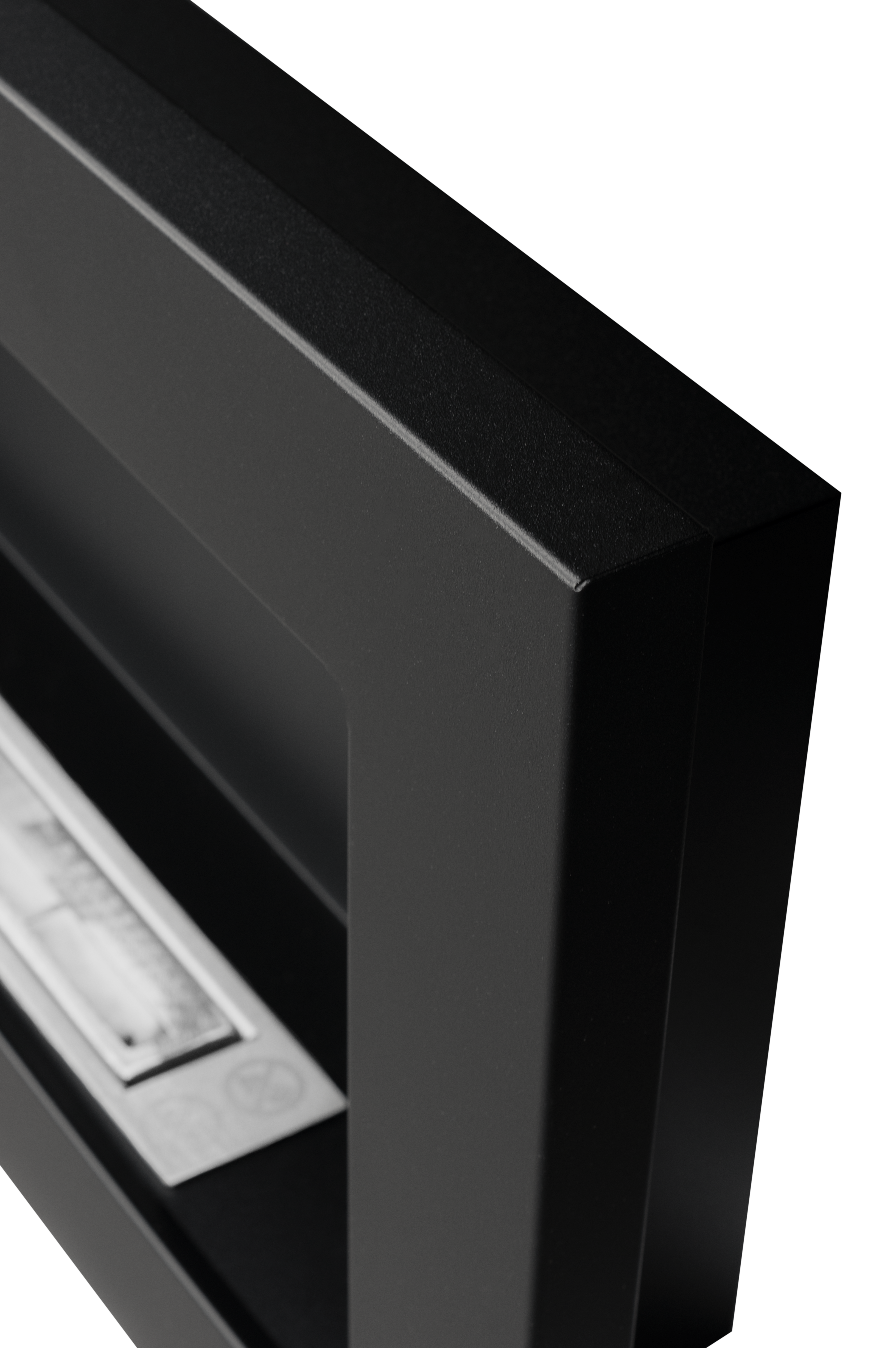 Campo24 - Gel and wall ethanol fireplace, black 90 cm