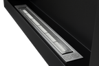 Campo24 - Gel and wall ethanol fireplace, black 90 cm