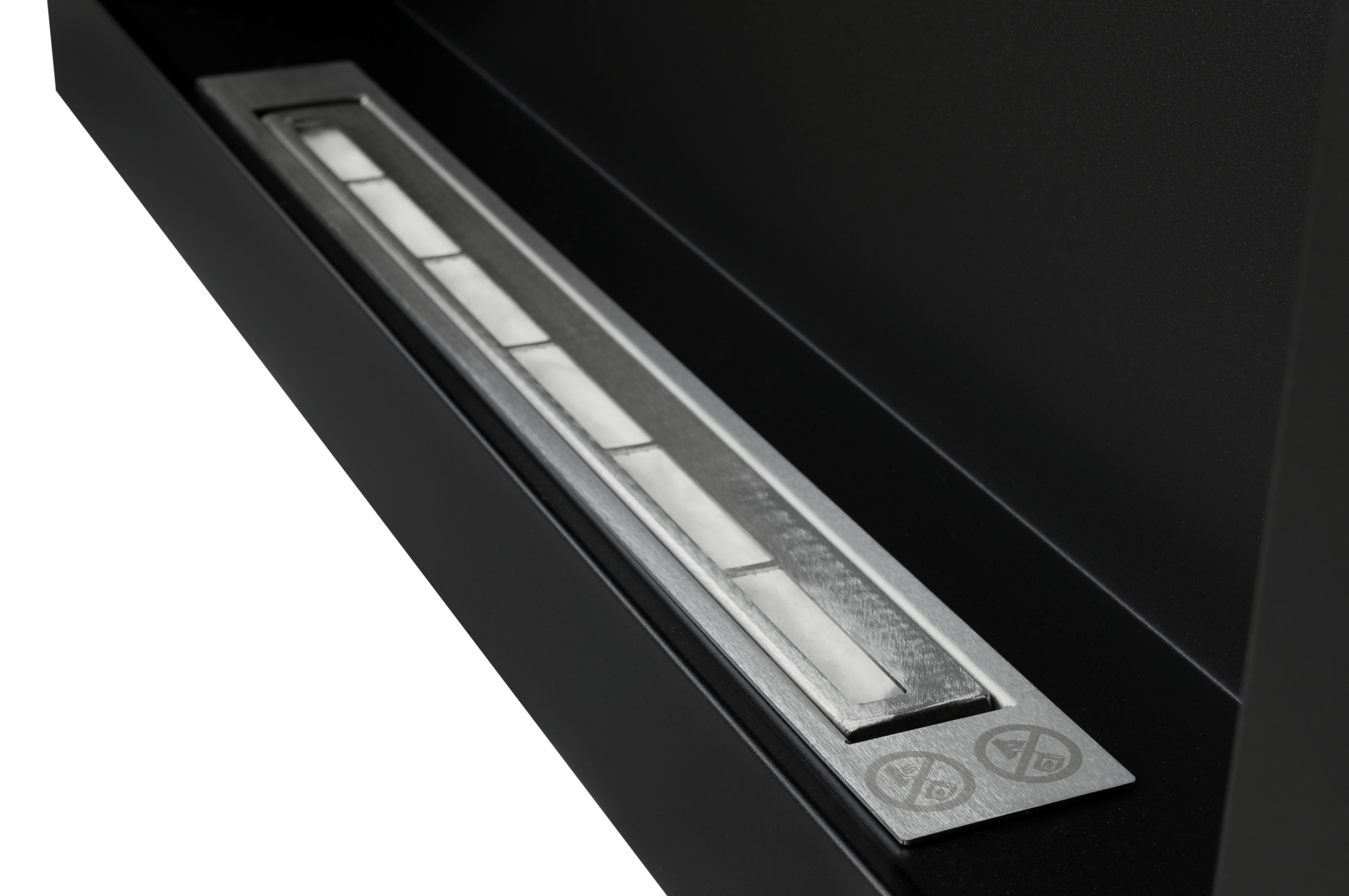 Campo24 - Gel and wall ethanol fireplace, black 90 cm