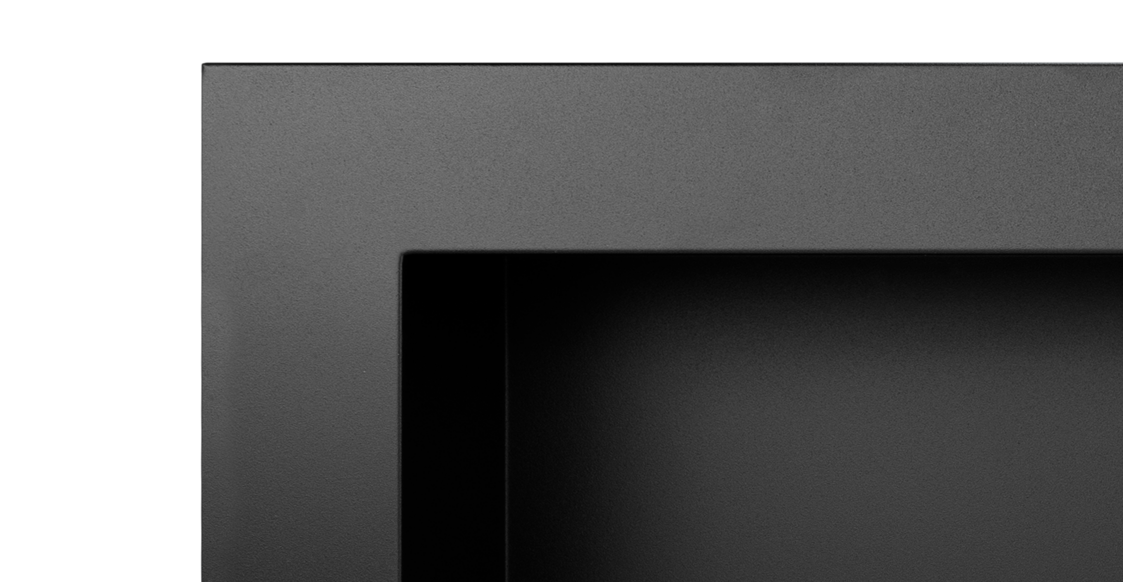 Campo24 - Gel and wall ethanol fireplace, black 90 cm