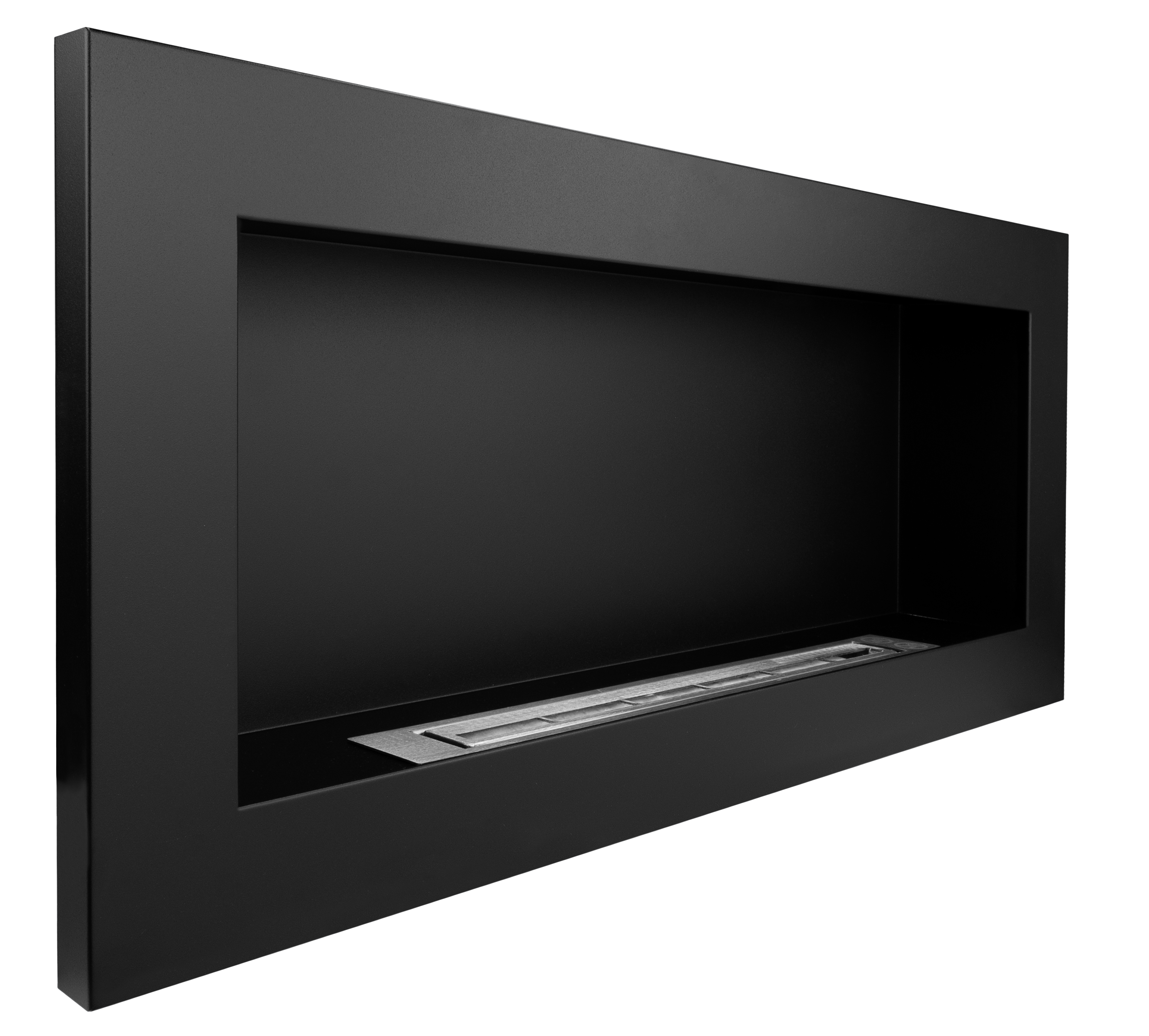 Campo24 - Gel and wall ethanol fireplace, black 90 cm