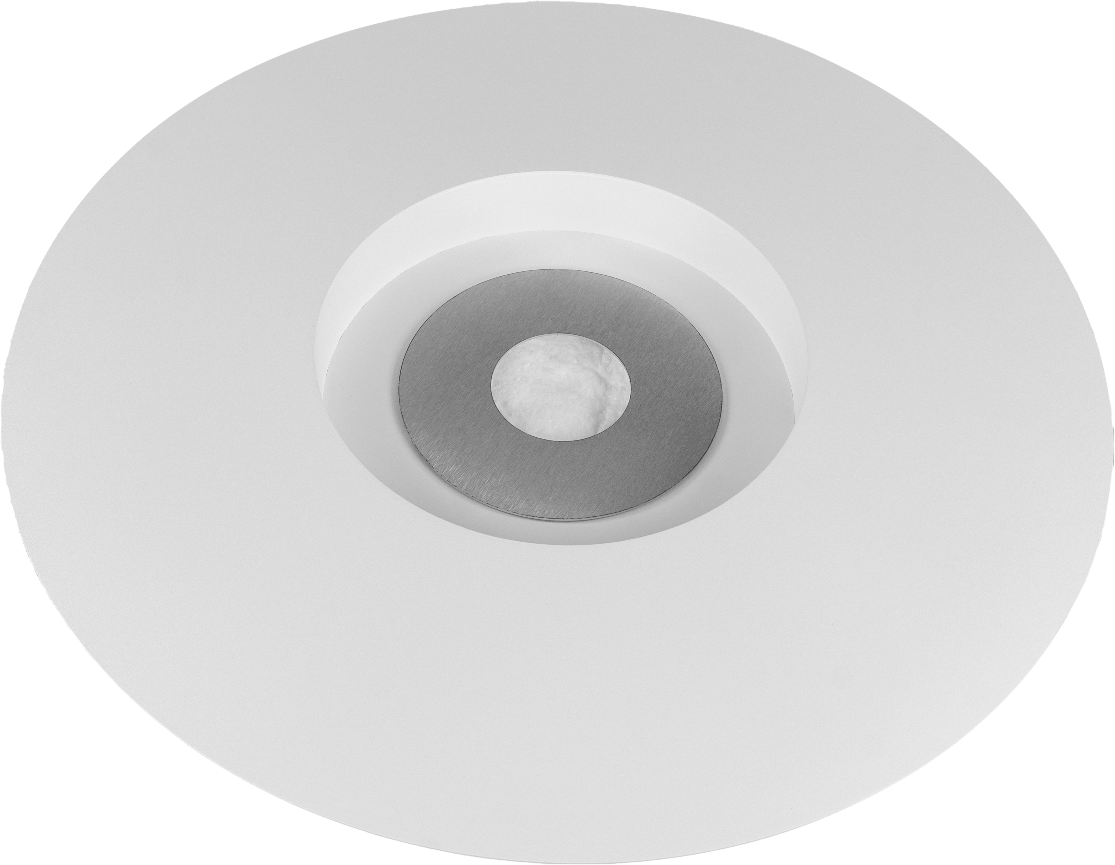 Campo24 fire bowl round white - 60x15cm - garden fire bowl / outdoor fire bowl / fire bowl for terrace / modern design fire bowl