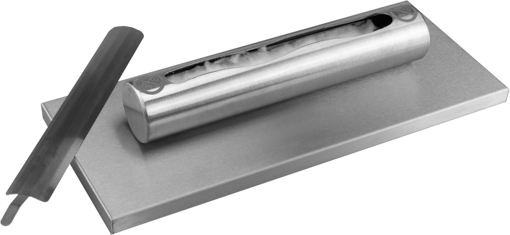 Campo24 Tischkamin Edelstahl Bioethanol – elegantes Tischfeuer Ethanol für Indoor & Outdoor – kompakte Ethanol Feuerstelle für Balkon, Terrasse & Garten – Feuertisch Outdoor Design – 0,5L Edelstahl Brenner