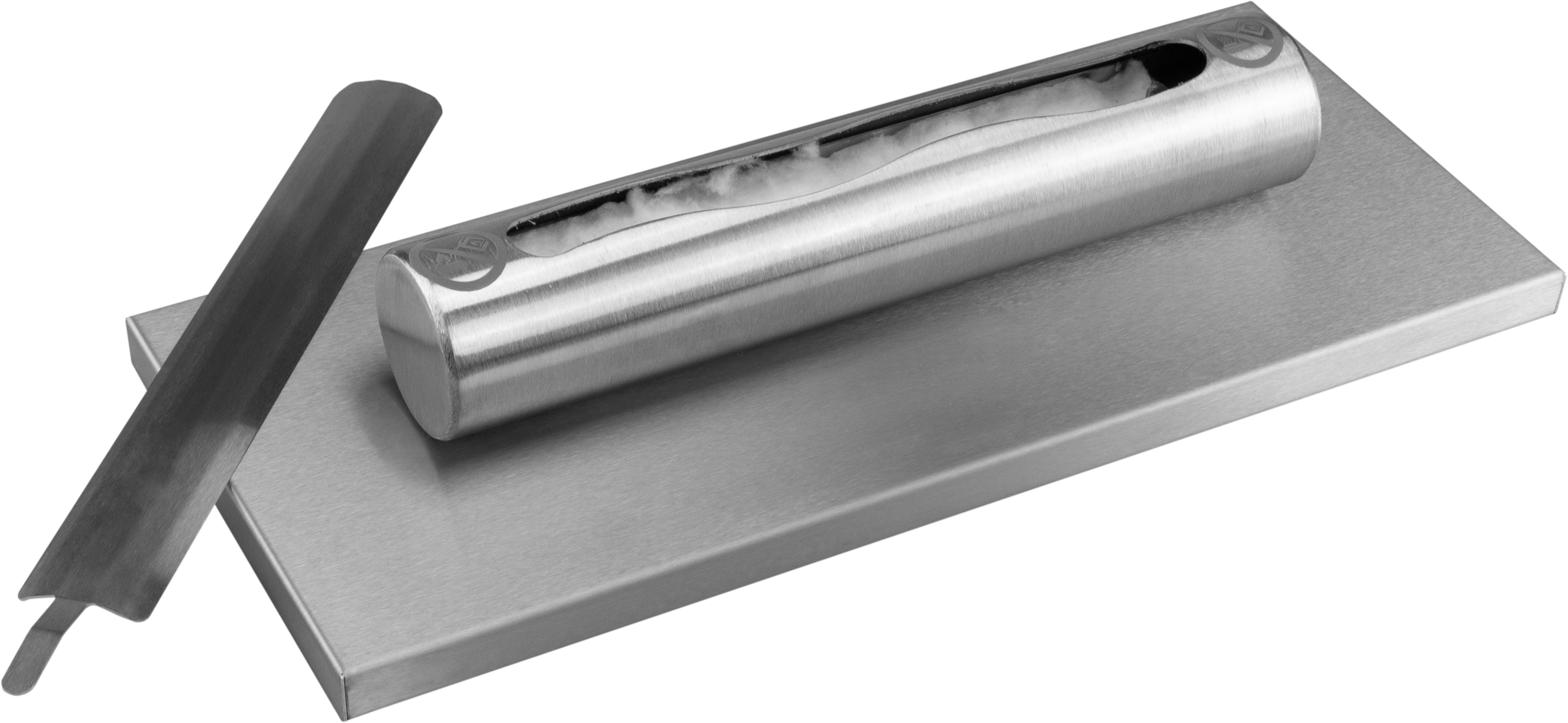 Campo24 Tischkamin Edelstahl Bioethanol – elegantes Tischfeuer Ethanol für Indoor & Outdoor – kompakte Ethanol Feuerstelle für Balkon, Terrasse & Garten – Feuertisch Outdoor Design – 0,5L Edelstahl Brenner