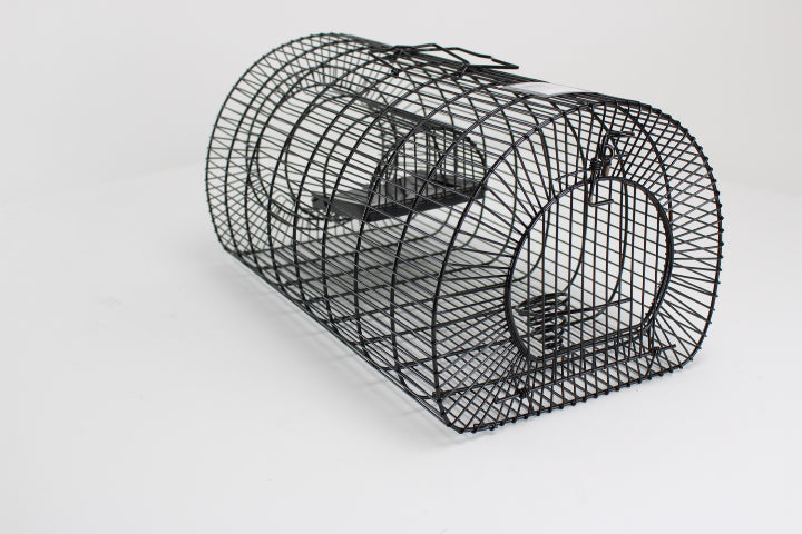 Campo24 Rattenfalle Kastenfalle Lebendfalle Drahtkasten–40x24x21cm, sicherer Einlauf