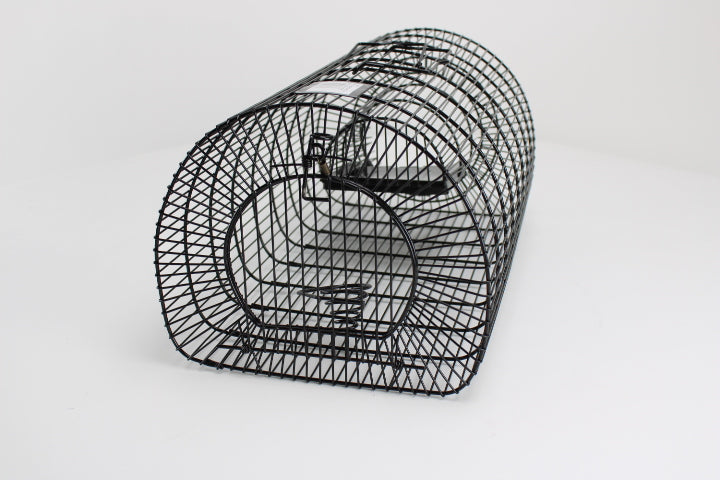 Campo24 Rattenfalle Kastenfalle Lebendfalle Drahtkasten–40x24x21cm, sicherer Einlauf