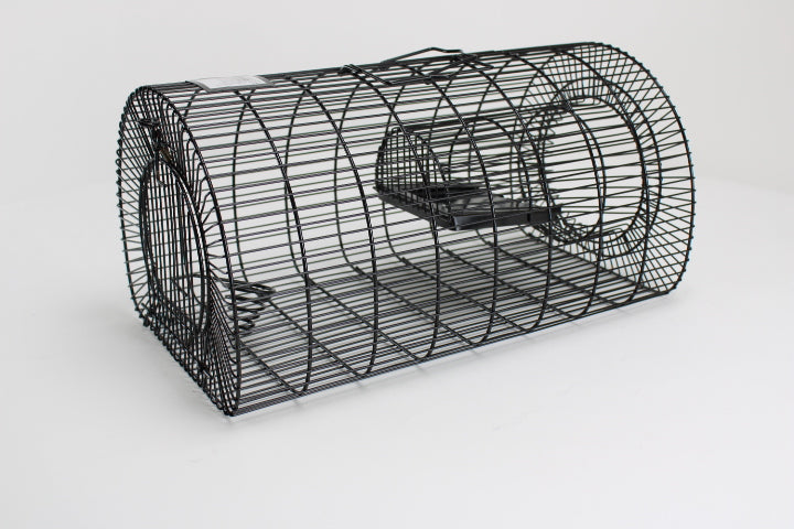 Campo24 Rattenfalle Kastenfalle Lebendfalle Drahtkasten–40x24x21cm, sicherer Einlauf