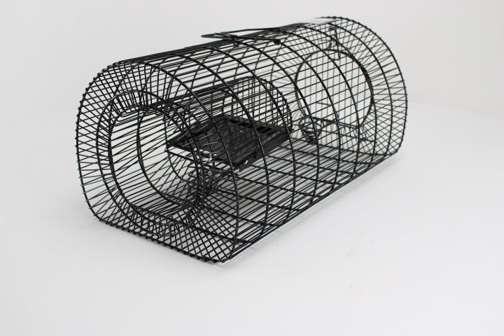 Campo24 Rattenfalle Kastenfalle Lebendfalle Drahtkasten–40x24x21cm, sicherer Einlauf
