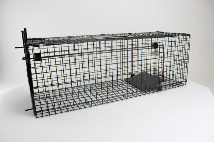 Campo24 Lebendfalle Marderfalle Kastenfalle Lebendfalle Drahtkasten-80x25x30cm