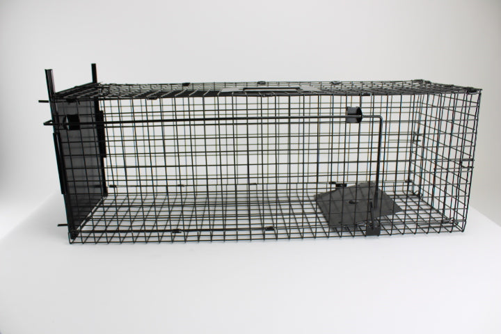 Campo24 Lebendfalle Marderfalle Kastenfalle Lebendfalle Drahtkasten-80x25x30cm