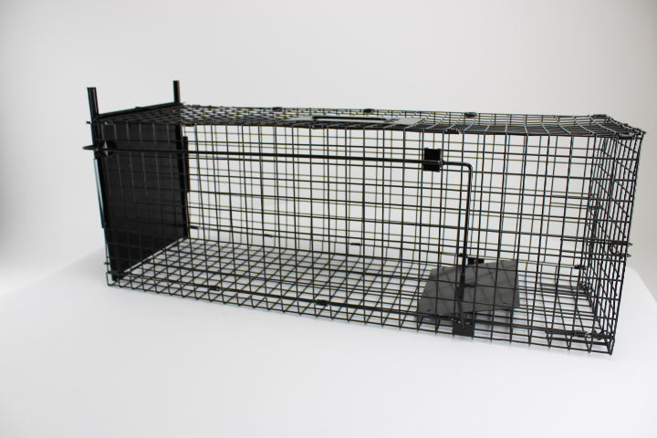 Campo24 Lebendfalle Marderfalle Kastenfalle Lebendfalle Drahtkasten-80x25x30cm