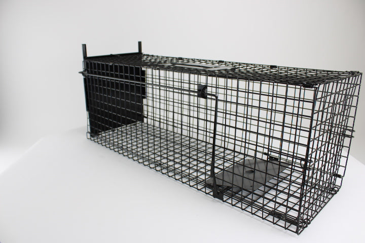 Campo24 Lebendfalle Marderfalle Kastenfalle Lebendfalle Drahtkasten-80x25x30cm