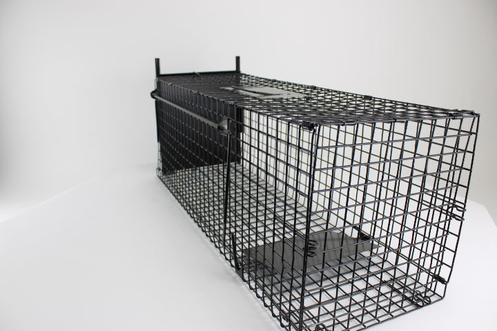 Campo24 Lebendfalle Marderfalle Kastenfalle Lebendfalle Drahtkasten-80x25x30cm