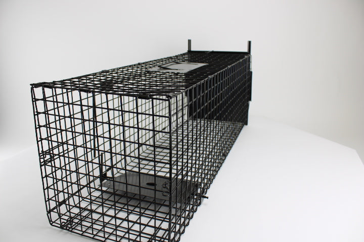 Campo24 Lebendfalle Marderfalle Kastenfalle Lebendfalle Drahtkasten-80x25x30cm