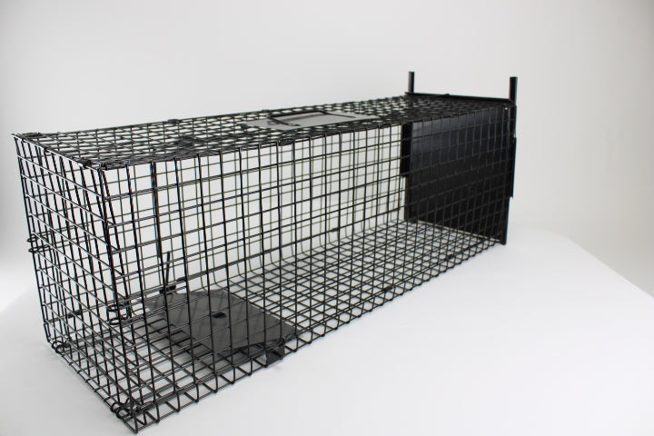 Campo24 Lebendfalle Marderfalle Kastenfalle Lebendfalle Drahtkasten-80x25x30cm