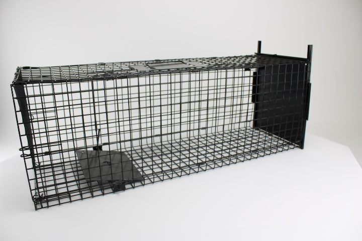 Campo24 Lebendfalle Marderfalle Kastenfalle Lebendfalle Drahtkasten-80x25x30cm