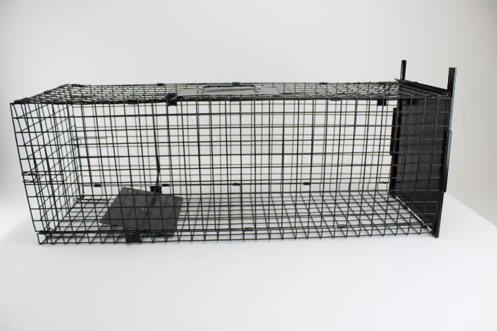 Campo24 Lebendfalle Marderfalle Kastenfalle Lebendfalle Drahtkasten-80x25x30cm