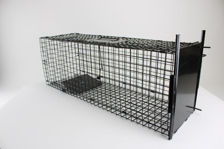 Campo24 Lebendfalle Marderfalle Kastenfalle Lebendfalle Drahtkasten-80x25x30cm