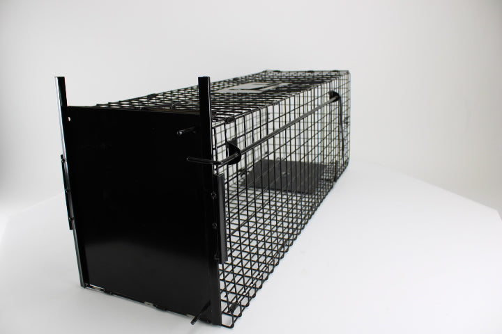 Campo24 Lebendfalle Marderfalle Kastenfalle Lebendfalle Drahtkasten-80x25x30cm