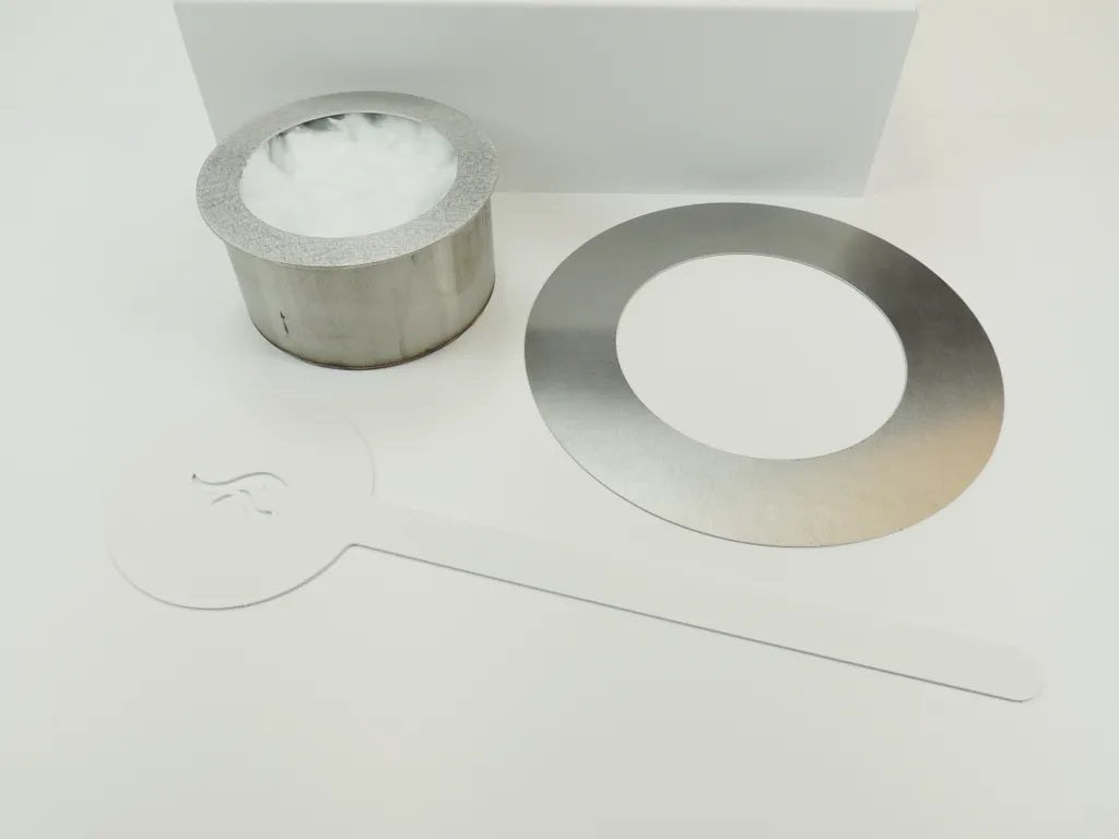 Campo24 - Garden fire white 40x40x52 cm ethanol fireplace garden fireplace ethanol fireplace *