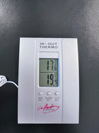 Infactory Innen-/ Außenthermometer mit LCD Display in grau Thermometer