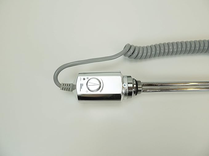 Campo24 Elektro Heizstab 600W / 1200W mit Thermostat & Frostschutz für Heizkörper