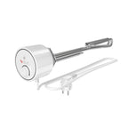 Campo24 Elektro-Heizstab 1500-3000W – Heizpatrone für Boiler, Warmwasserspeicher & Pufferspeicher, Temperaturregelung 25-70°C, IP44, Kupfer-Heizelement, Elektronischer Thermostat