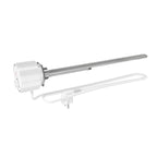 Campo24 Elektro-Heizstab 1500-3000W – Heizpatrone für Boiler, Warmwasserspeicher & Pufferspeicher, Temperaturregelung 25-70°C, IP44, Kupfer-Heizelement, Elektronischer Thermostat