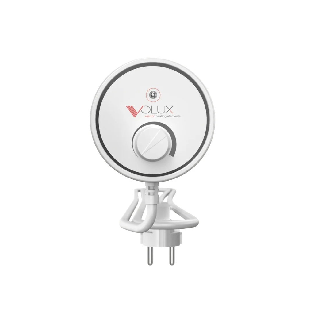 Campo24 Elektro-Heizstab 1500-3000W – Heizpatrone für Boiler, Warmwasserspeicher & Pufferspeicher, Temperaturregelung 25-70°C, IP44, Kupfer-Heizelement, Elektronischer Thermostat