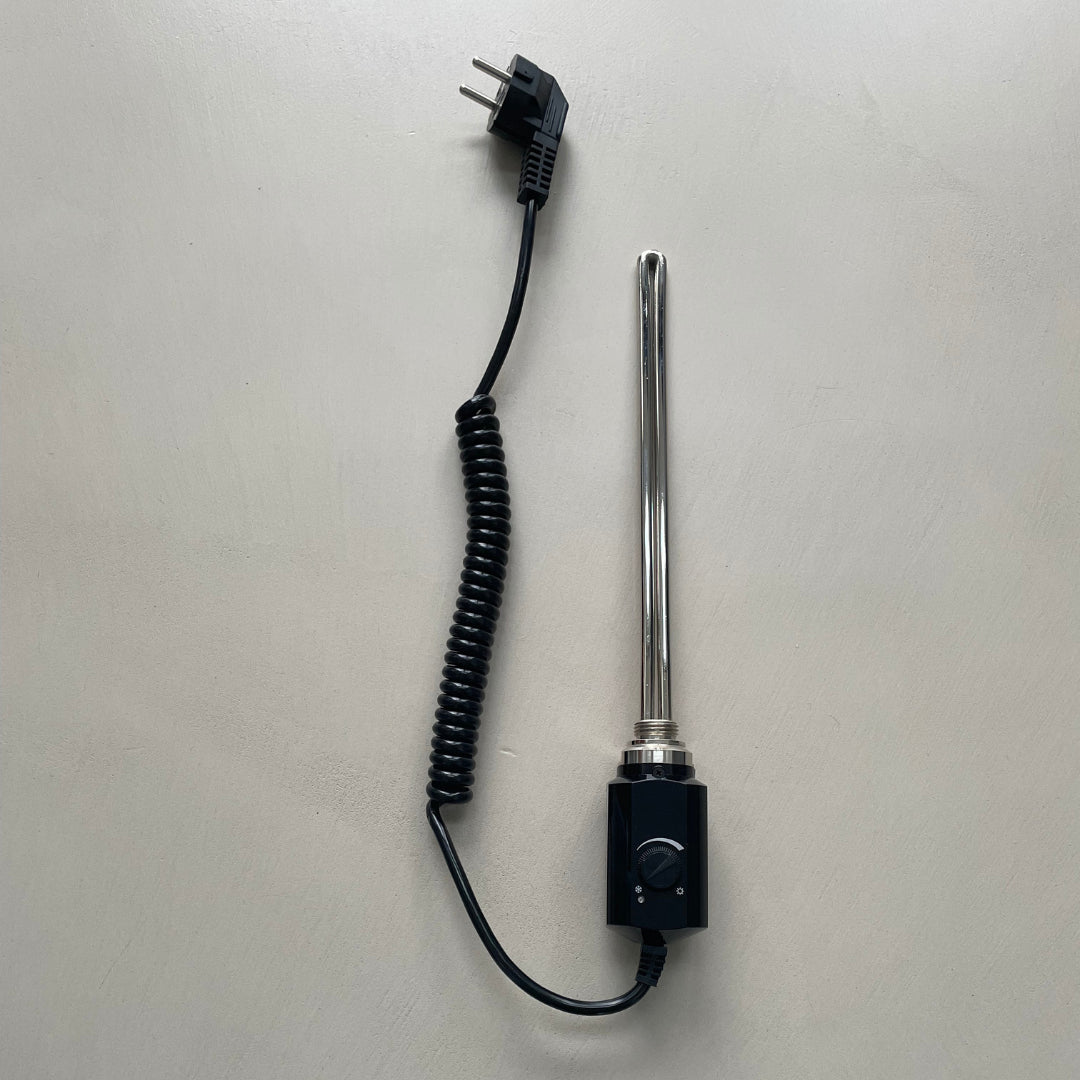 Campo24 Elektro Heizstab 600W / 1200W mit Thermostat & Frostschutz für Heizkörper