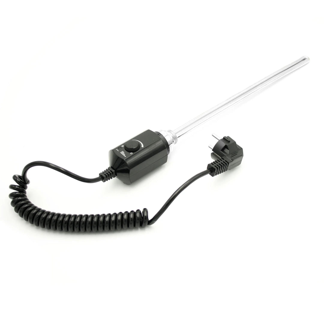 Campo24 Elektro Heizstab 600W / 1200W mit Thermostat & Frostschutz für Heizkörper