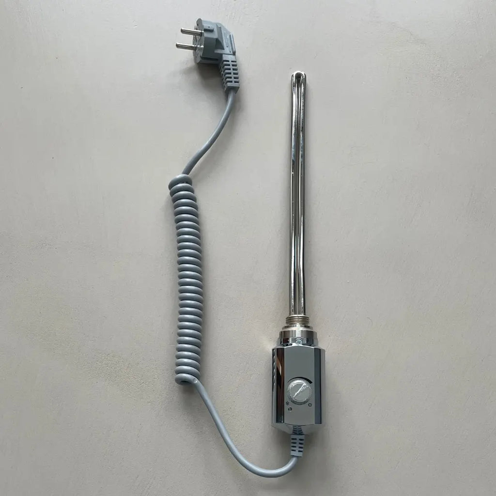 Campo24 Elektro Heizstab 600W / 1200W mit Thermostat & Frostschutz für Heizkörper