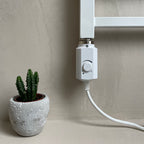 Campo24 Elektro Heizstab 600W / 1200W mit Thermostat & Frostschutz für Heizkörper