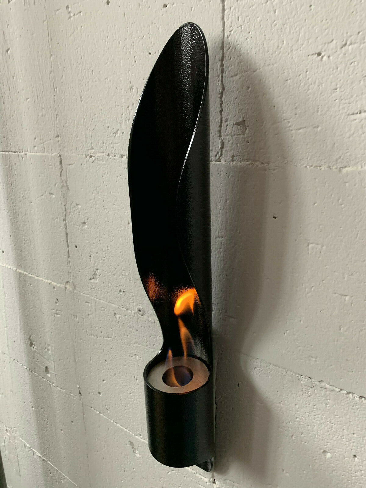 Campo24 - Column fire 60 cm ethanol fireplace **Black** gel fireplace ethanol fireplace wall