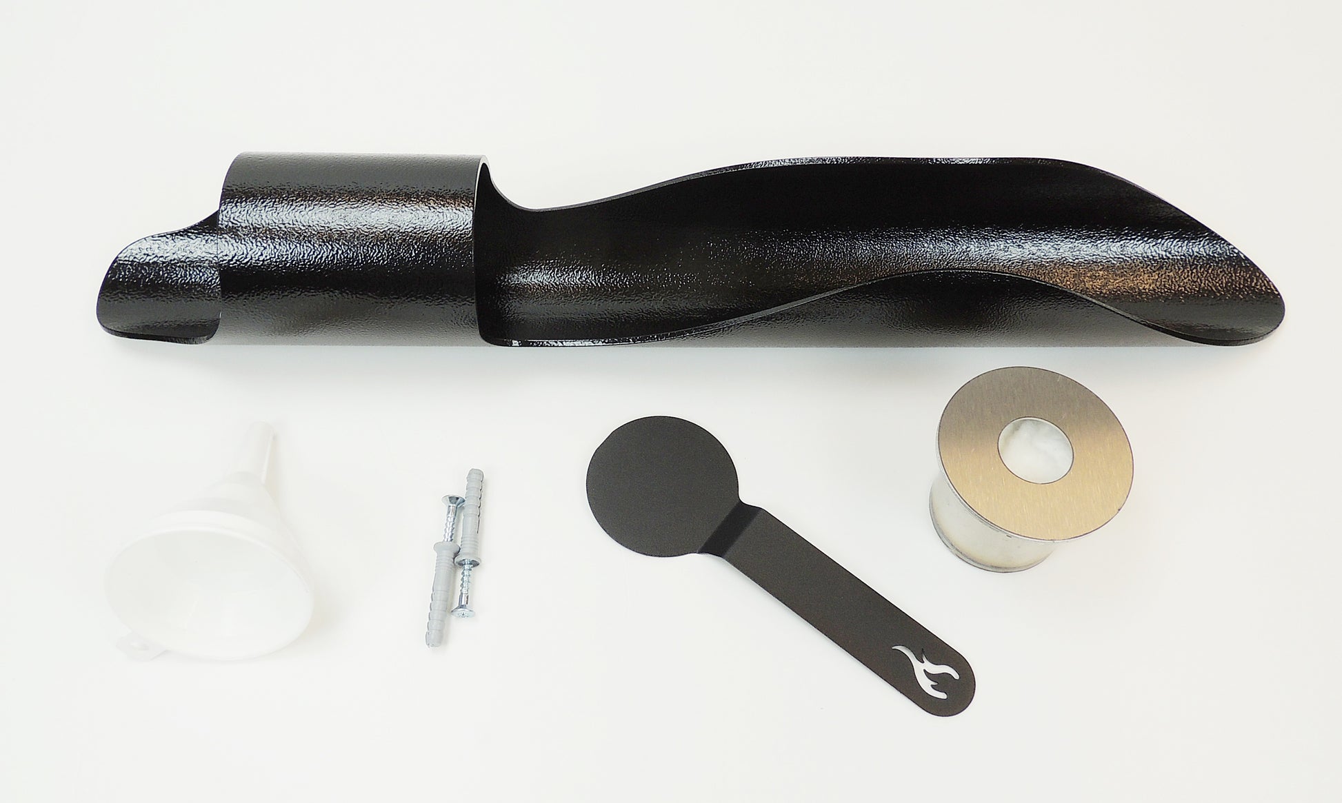 Campo24 - Säulenfeuer 60 cm Ethanol-Kamin **Schwarz** gelkamin ethanolkamin Wand