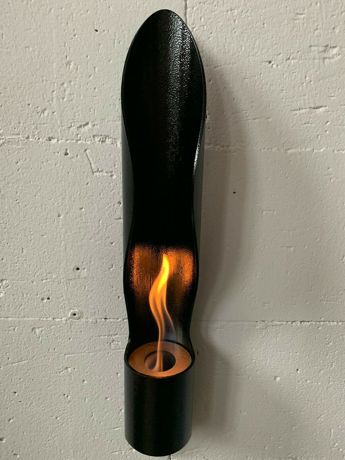 Campo24 - Säulenfeuer 60 cm Ethanol-Kamin **Schwarz** gelkamin ethanolkamin Wand
