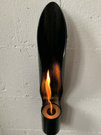 Campo24 - Column fire 60 cm ethanol fireplace **Black** gel fireplace ethanol fireplace wall