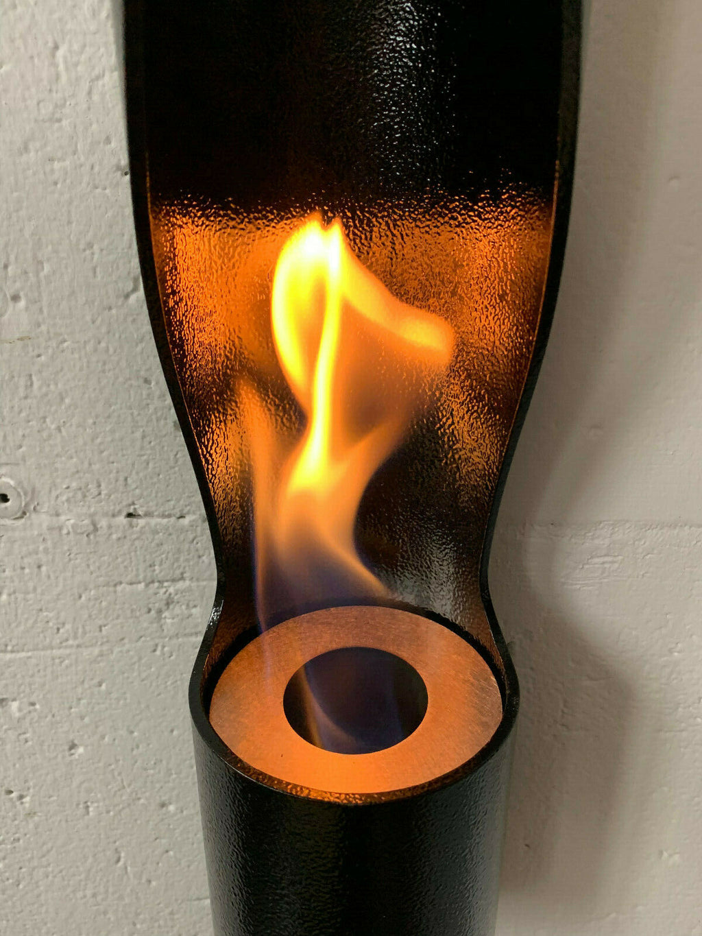 Campo24 - Säulenfeuer 60 cm Ethanol-Kamin **Schwarz** gelkamin ethanolkamin Wand