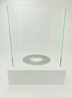 Campo24 - Garden fire white 40x40x52 cm ethanol fireplace garden fireplace ethanol fireplace *